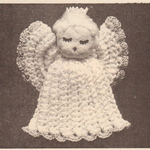 Vintage Crochet Bell Angel Pattern