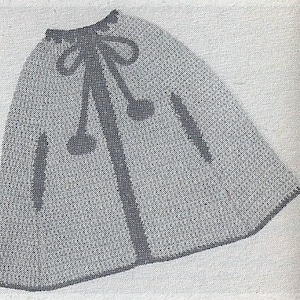Vintage Crocheted Cape Pattern