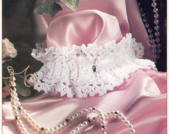 Vintage Crochet Lacy Garter Pattern