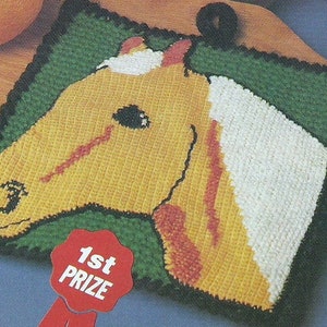 Vintage Crochet Horse Potholder Pattern