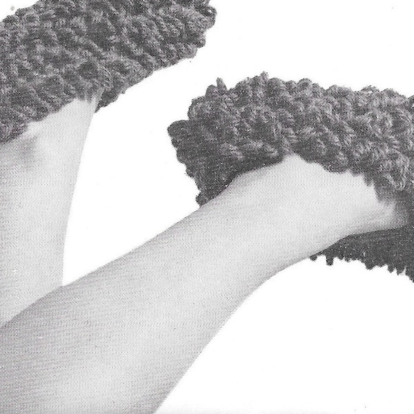 Vintage Crochet Loop Slipper pattern