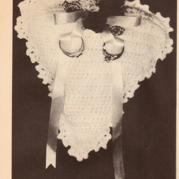 Vintage Crochet Ring Pillow Pattern