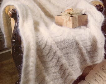 Vintage Crochet Pattern Blanket of Snow Afghan Pattern (PDF Download)