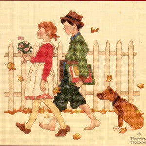 Vintage Cross Stitch Seasons Patterns