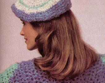 Vintage Crochet Beret Pattern