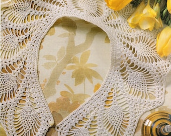 Vintage Crochet Pineapple Collar Pattern
