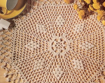 Vintage Crochet Octet Doily Pattern