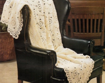 Vintage Victorian Lace Afghan Crochet Pattern