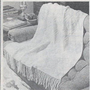 Vintage Heirloom Crochet Afghan Pattern