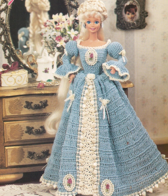 Vintage Crochet Latana Fashion Doll Dress Pattern - Etsy