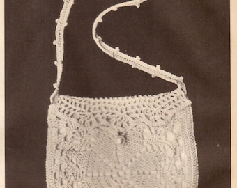 Vintage Crochet Pattern Bridal Purse Pattern (PDF Download)