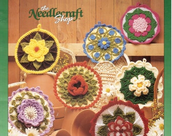 Vintage Crochet Potholder Pattern Book