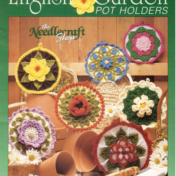 Vintage Crochet Potholder Pattern Book