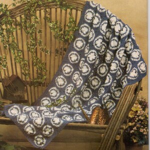 Vintage Crochet Pucker Up Afghan Pattern