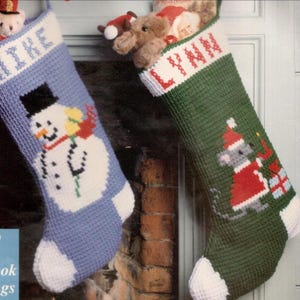Vintage Crochet Storybrook Stocking Pattern