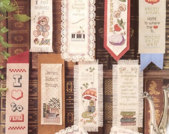 Vintage Cross Stitch Bookmark Collection Patterns