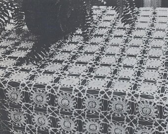 Vintage Crochet Tablecloth Pattern