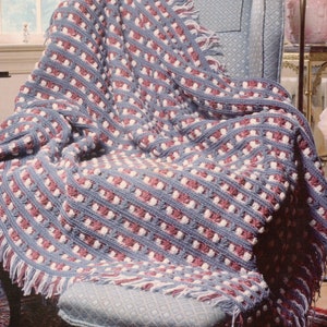 Vintage Crochet Wedgewood Wonder Blanket Pattern