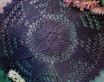 Vintage Crochet Violet Doily Pattern