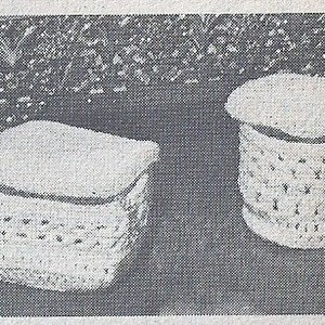 Vintage Crochet Keepsake Box pattern