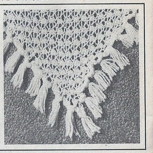 Vintage Knitted Baby Coverlet