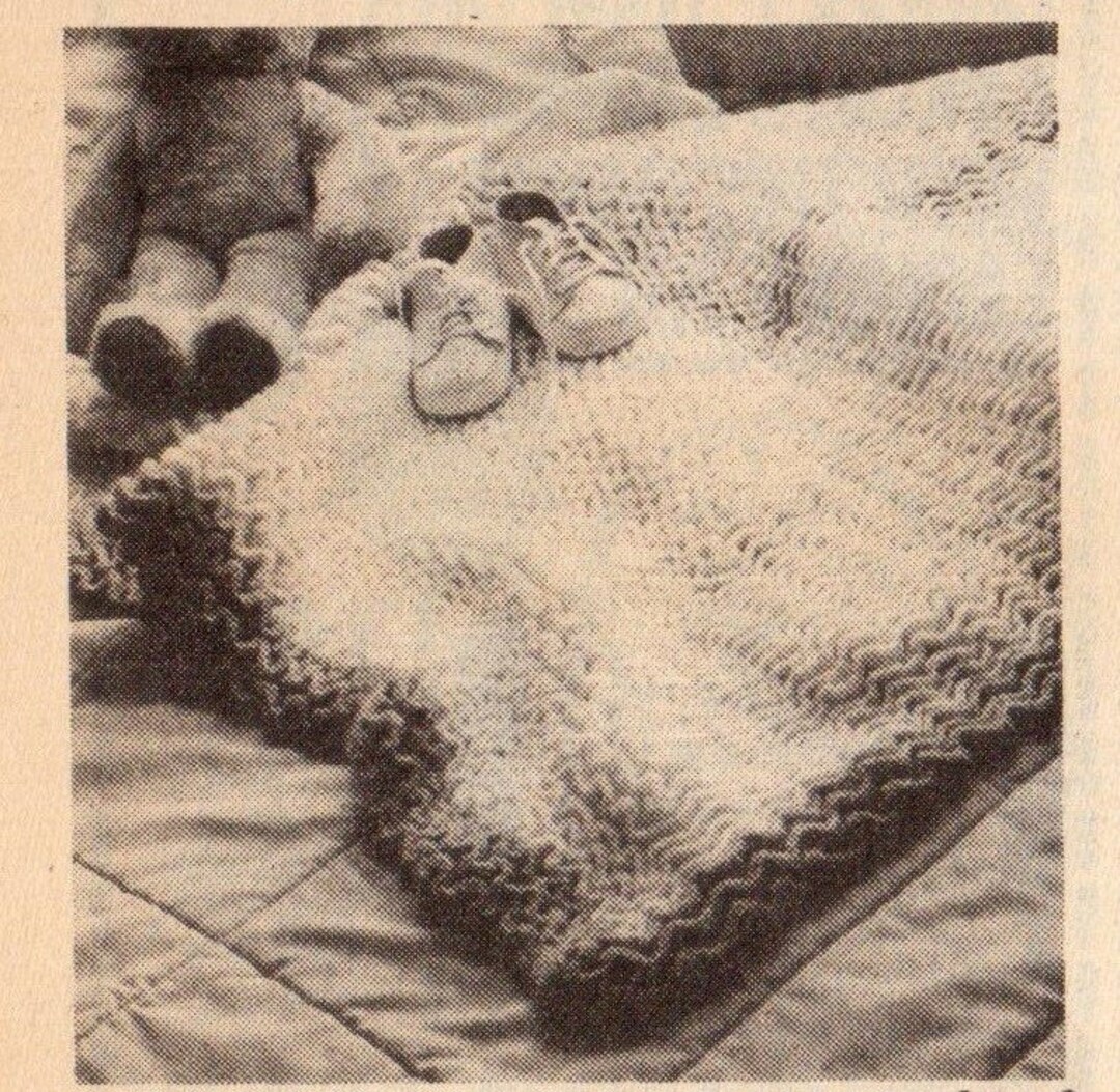Vintage Crochet Pattern Coverlet Cradle Pattern (PDF Download) - Etsy