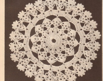 Vintage Crochet Small Doily Pattern