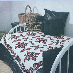 Vintage Crochet Cross Stitch afghan Pattern