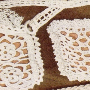 Vintage Crochet Cluster Stitch and Picot Bags Patterns