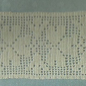 Vintage Crochet Filet Mesh Insert Pattern