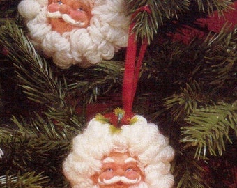 Vintage Santa Ornament Pattern