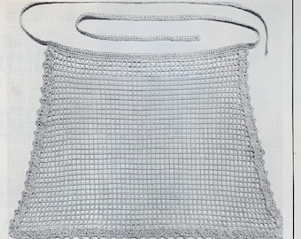 Vintage Crochet Tea Apron Pattern