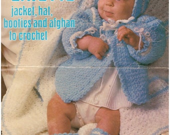 Vintage Crochet Baby Layette Pattern