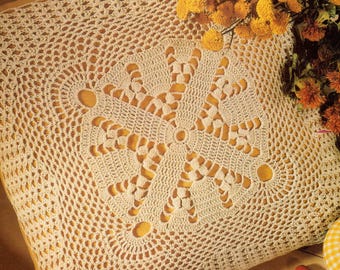 Vintage Crochet Windmill Doily Pattern