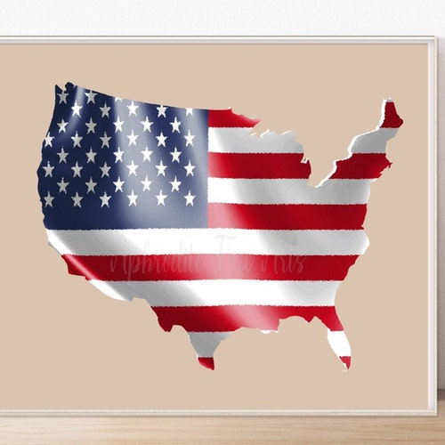 Printable United States Map Digital Download Us Map Us - Etsy