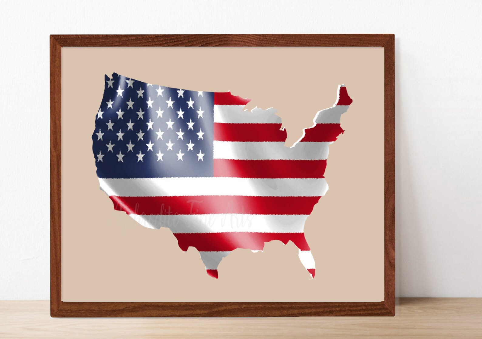 United States Map Wall Art US Map Print Printable Poster Wall Etsy