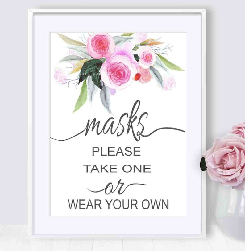 please wear mask sign pdf