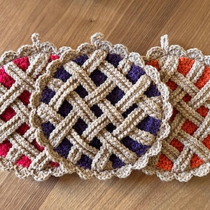 Handcrafted Pie Potholder/Hotpad