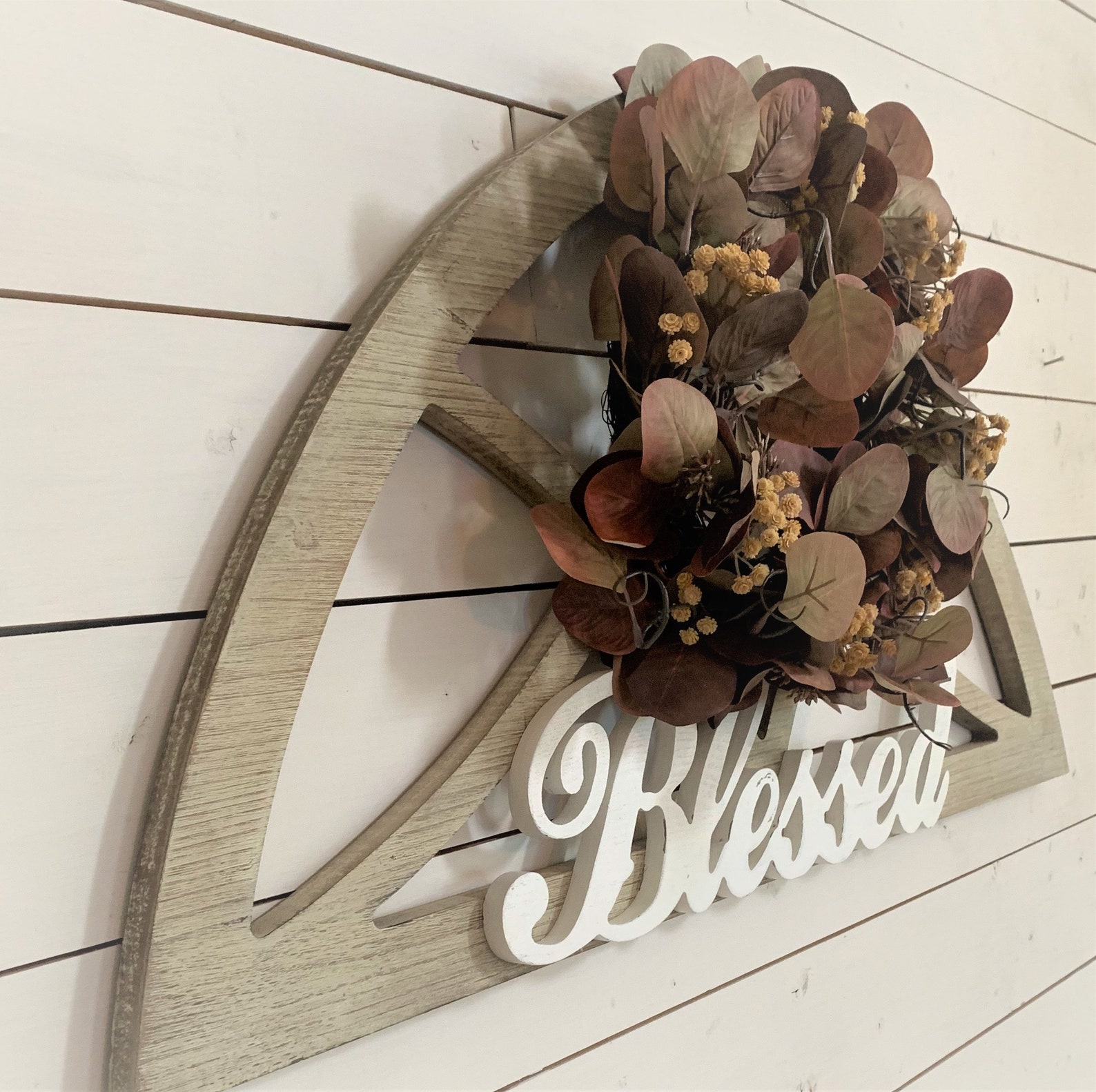 Wood arch decor Fall wall decor Rustic wall decor Fall Etsy