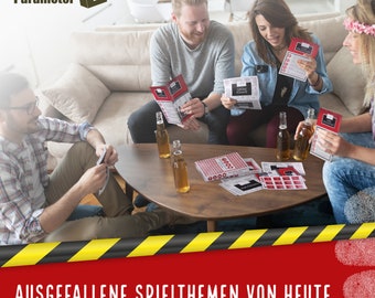 Murder mystery dinner for home - The murderer is always the gardener - Murder mystery game - Murder mystery dinner for 4 people - Murder mystery dinner game