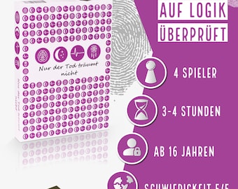 Only death does not dream - murder mystery dinner for home - murder mystery game - murder mystery dinner for 4 people - murder mystery dinner game