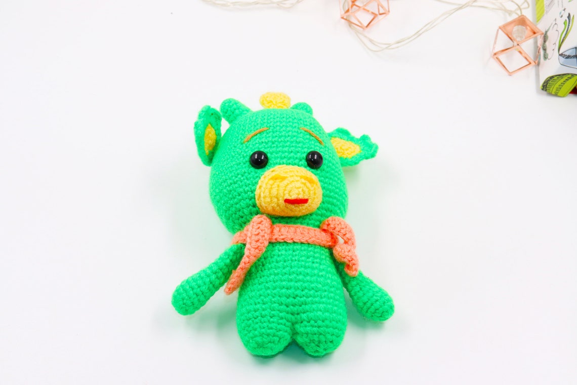 Handmade Crochet Amigurumi Dragon Toy Stuffed Animal Dragon Etsy