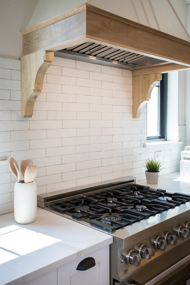 A Frame Style Wooden Range Hood Solid Hardwood Face and Trim FREE