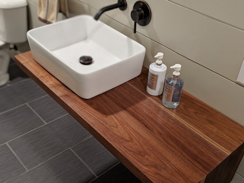 Solid Hardwood Bathroom Vanity