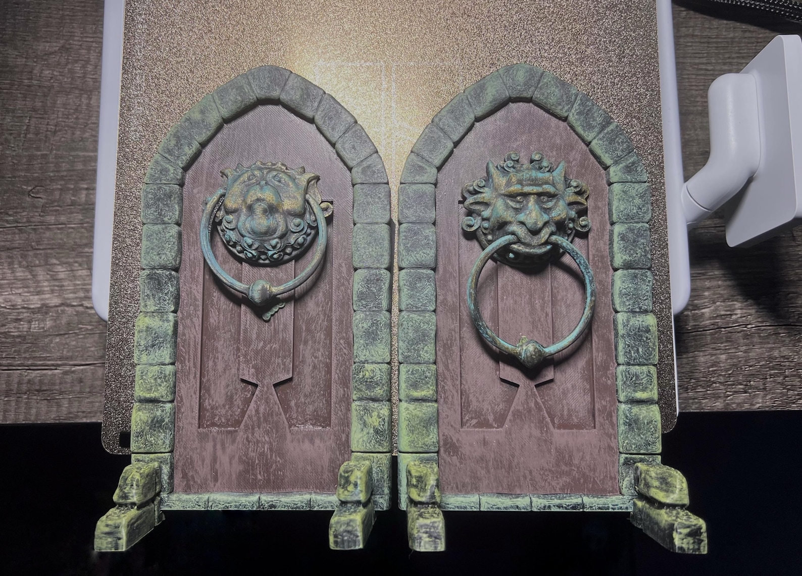 Labyrinth Themed Doors With Door Knockers - Etsy