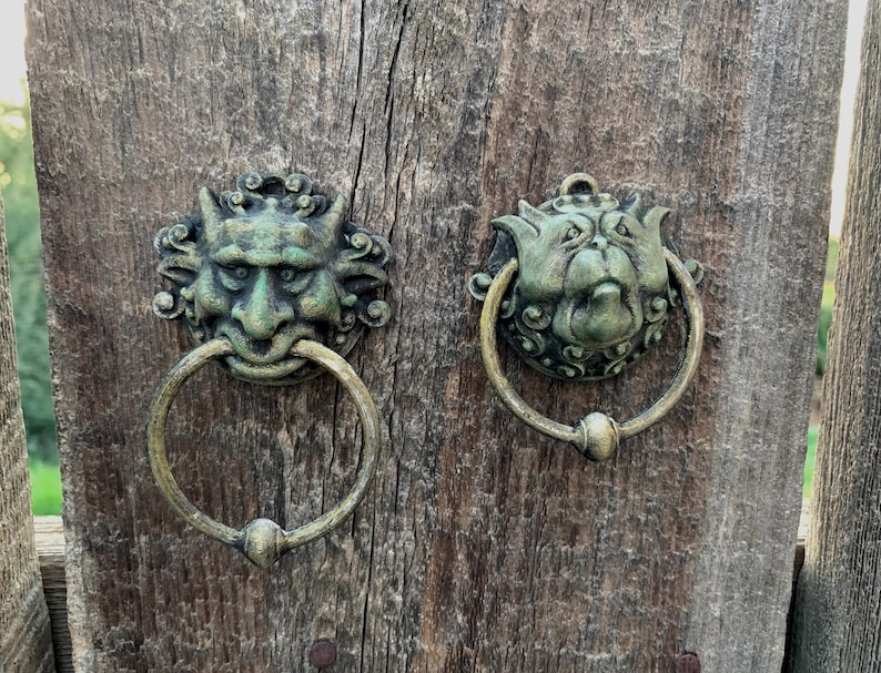Labyrinth Door Knockers Small Etsy