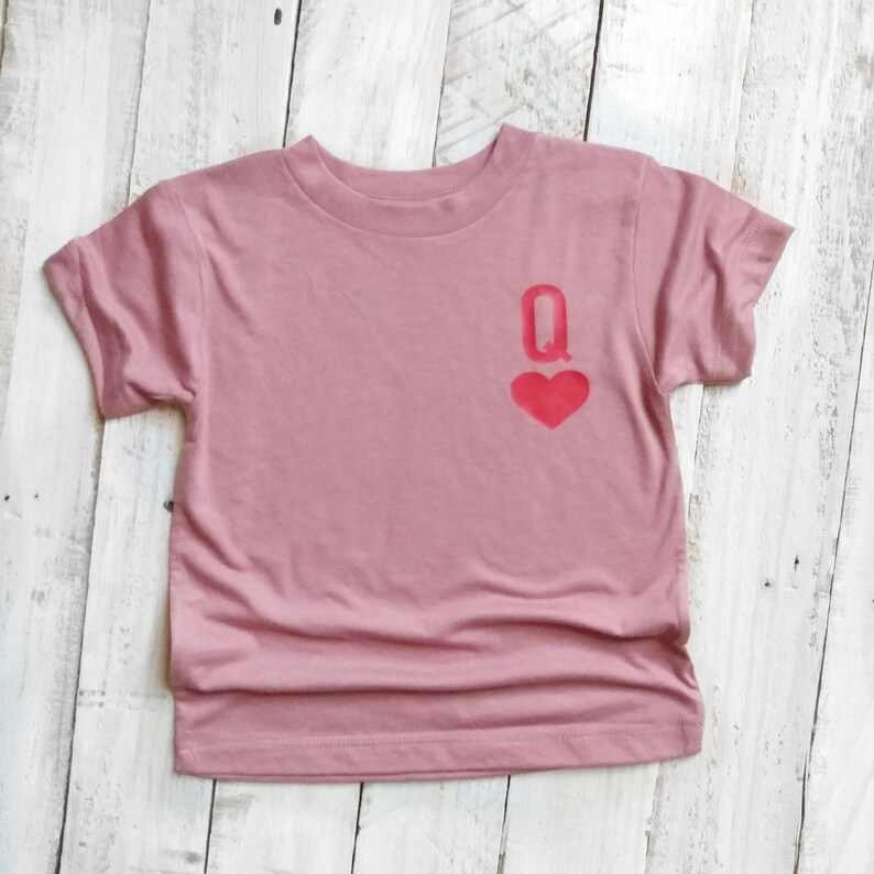 Valentine/'s Day Shirt King Queen Shirt Playing Card Shirt King of Hearts Shirt Queen of Hearts Tee Valentines Shirt