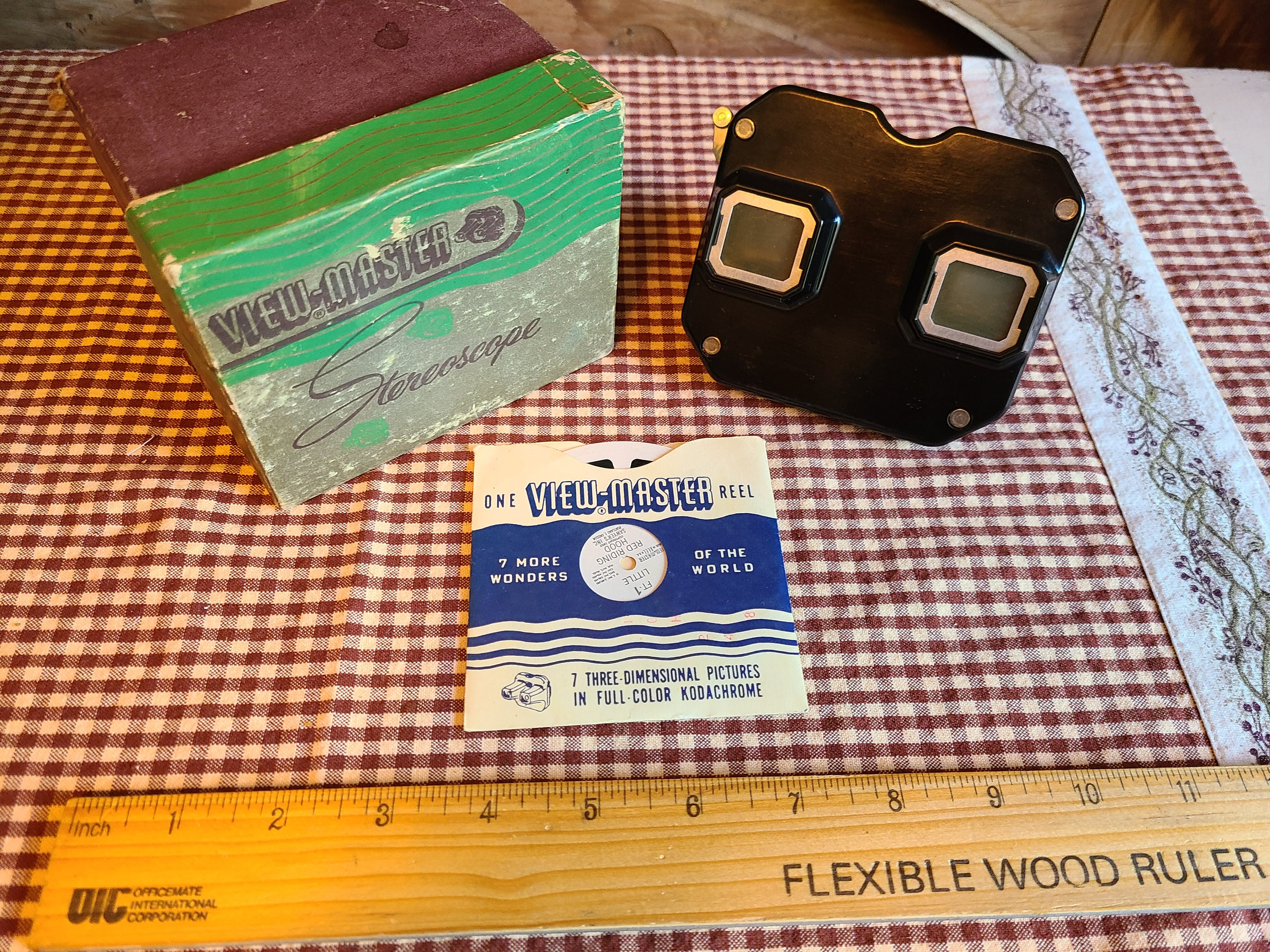 Vintage Sawyer's View-master Stereoscope, 1950's, Picture Reels