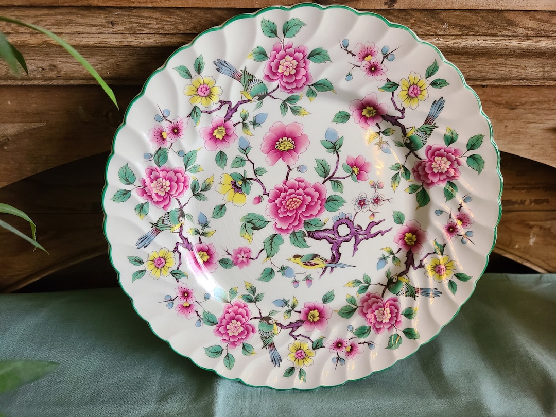 Vintage, Chinese Rose, Old Foley, James Kent LTD, Staffordshire, Made