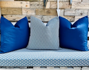 Special Offer for Emma: Bench Cushion cover in outdoor fabric cover only; 298x100x15, 135x100x15, 298x40x15, 135x40x15 & 100x40x15cm